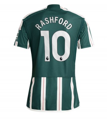 Lacne Muži Futbalové dres Manchester United Marcus Rashford #10 2023-24 Krátky Rukáv - Preč